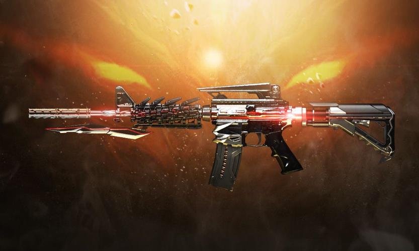 穿越火线M4A1死神外观鉴赏：极致奢华，闪耀全场！