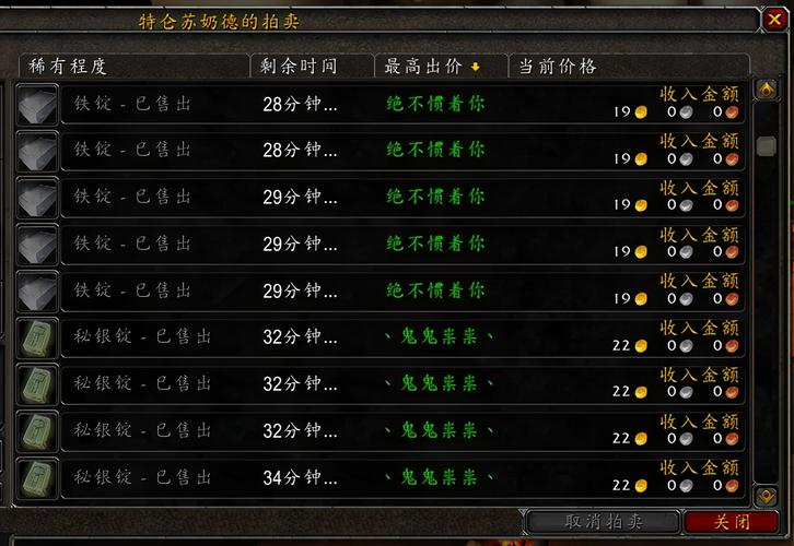 WLK稀有材料帝黄晶：拍卖行购买还是自己挖矿更划算？