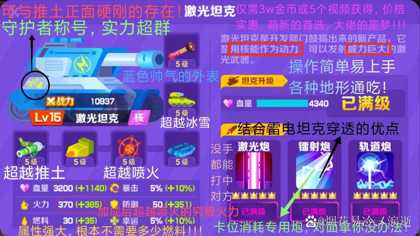 网游坦克之王：最强坦克养成攻略大全