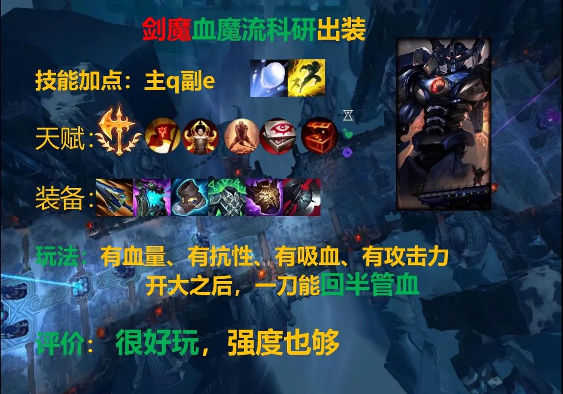 LOL剑魔出装推荐：版本最强打法，助你Carry全场！
