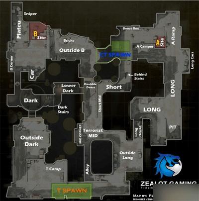 CSGO竞技地图详解：所有地图一览及战术分析