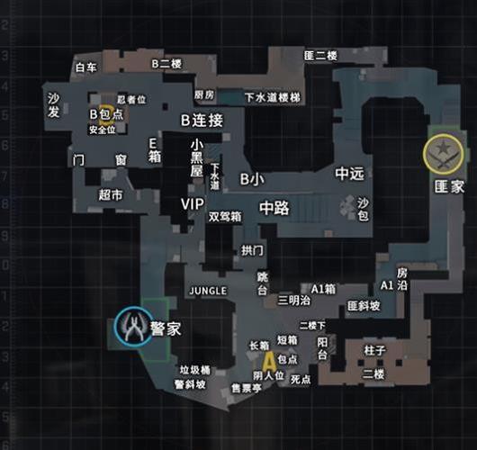 CSGO竞技地图详解：所有地图一览及战术分析